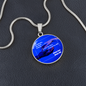 Circle necklace two hands my soulmate always will