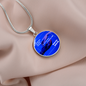 Circle necklace two hands my soulmate always will