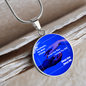 Circle necklace two hands my soulmate always will