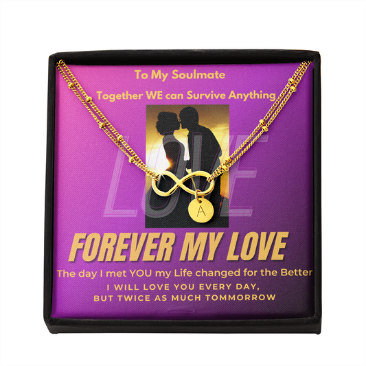 infinity bracelet forever my love