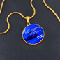 Circle necklace two hands my soulmate always will