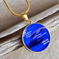 Circle necklace two hands my soulmate always will