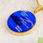 Circle necklace two hands my soulmate always will