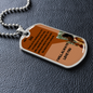 hey dad dog tag son