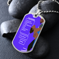 dog tag keychain to my soulmate the sun shine in my eye