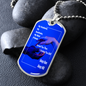 Dog tag to my husband,love then, love you still, loving hands