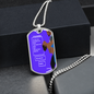 dog tag keychain to my soulmate the sun shine in my eye