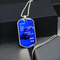 Dog tag to my husband,love then, love you still, loving hands