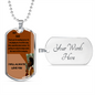 hey dad dog tag son