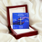 cz cross necklace my husband always will