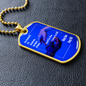 Dog tag to my husband,love then, love you still, loving hands