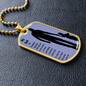 dog tag to my dad my hero sillouette image