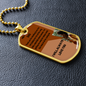 hey dad dog tag son