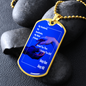 Dog tag to my husband,love then, love you still, loving hands