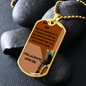 hey dad dog tag son