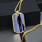dog tag to my dad my hero sillouette image