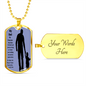 dog tag to my dad my hero sillouette image