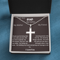 Stainless steel necklace my hero dad