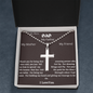 Stainless steel necklace my hero dad
