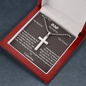 Stainless steel necklace my hero dad