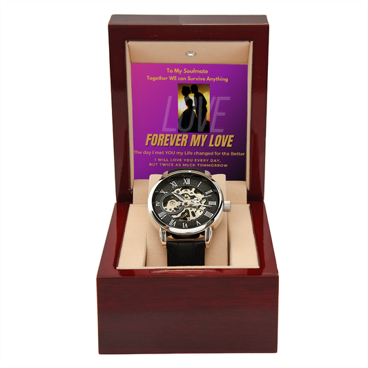 men open watch forever my love