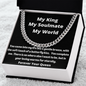My King My Soulmate Cuban chain necklace