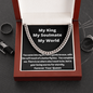 My King My Soulmate Cuban chain necklace