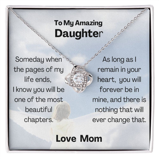 My Amazing Daugther - Love Knot Necklace