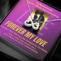 to my soulmate infinity heart necklace forever my love