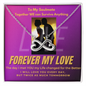 to my soulmate infinity heart necklace forever my love