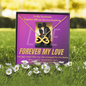 to my soulmate infinity heart necklace forever my love