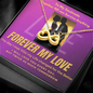 to my soulmate infinity heart necklace forever my love
