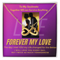 to my soulmate infinity heart necklace forever my love