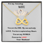 my amazing wife infinity necklace