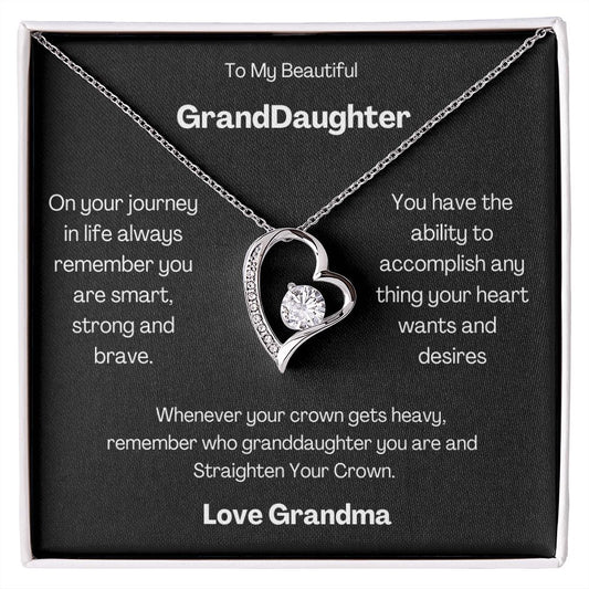 Granddaughter from Grandma - Forever Love Necklace