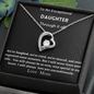 exceptional daughter heart necklace