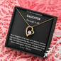 exceptional daughter heart necklace
