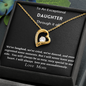 exceptional daughter heart necklace