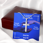 stainless steel cross necklace my husband always will