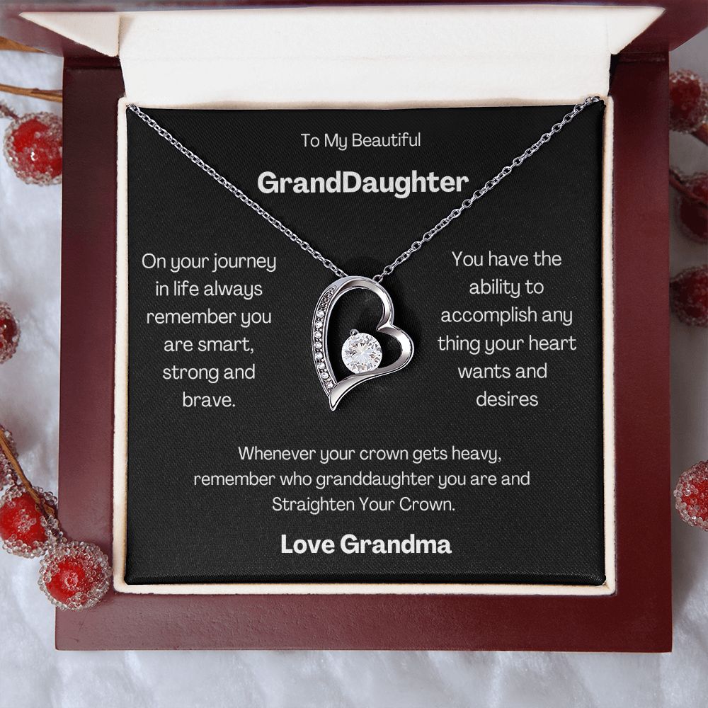 Granddaughter from Grandma - Forever Love Necklace