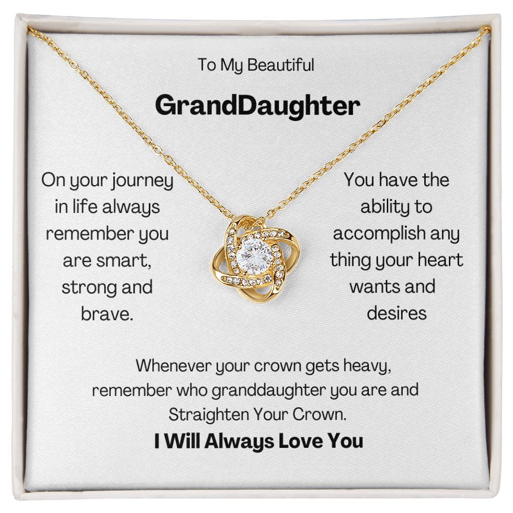 Granddaughter - Love Knot Necklace