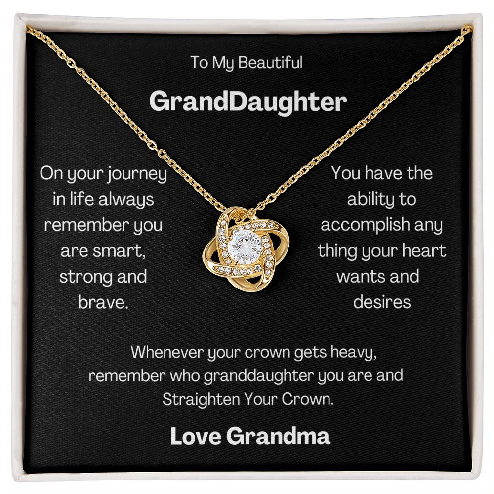 Granddaughter from Grandma - Love Knot Necklace