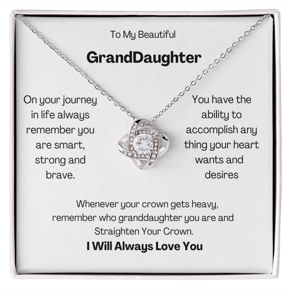 Granddaughter - Love Knot Necklace