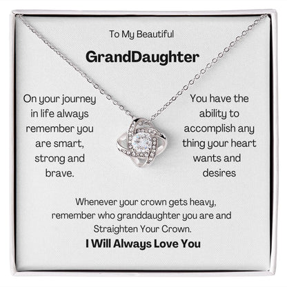 Granddaughter - Love Knot Necklace