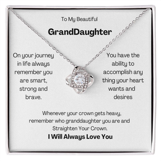 Granddaughter - Love Knot Necklace