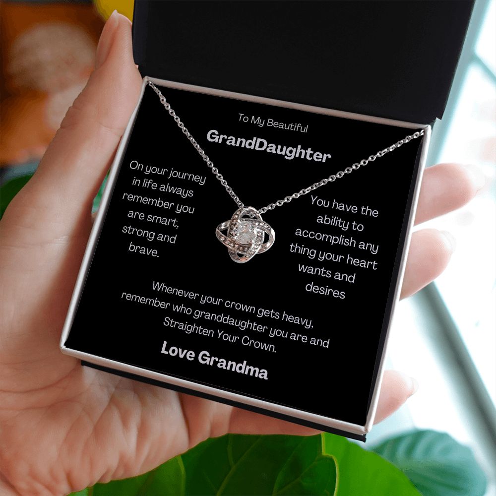 Granddaughter from Grandma - Love Knot Necklace