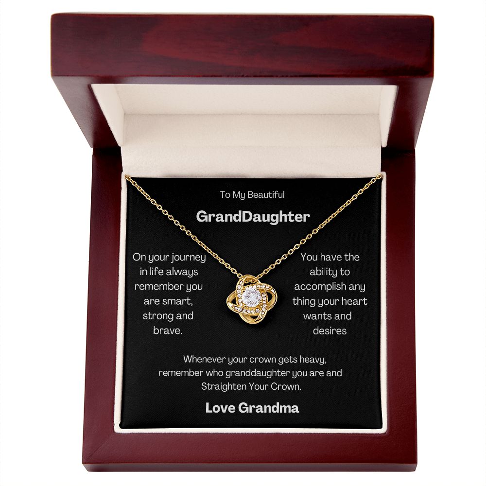 Granddaughter from Grandma - Love Knot Necklace