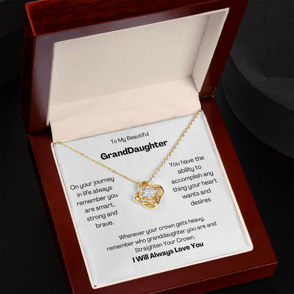 Granddaughter - Love Knot Necklace