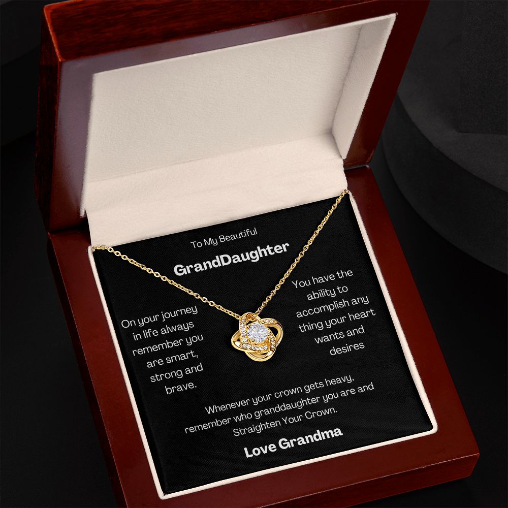 Granddaughter from Grandma - Love Knot Necklace