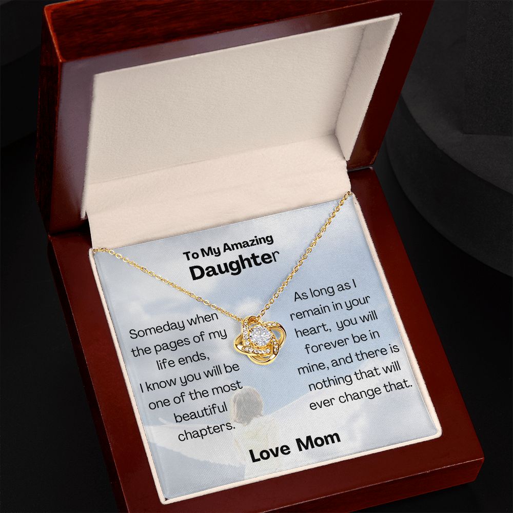 My Amazing Daugther - Love Knot Necklace